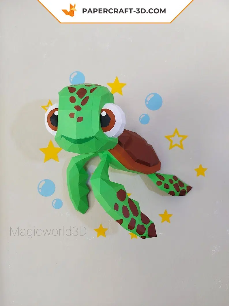 Bébé tortue samy de Némo, weergave 4