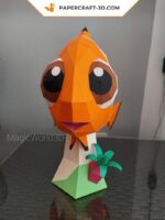 Papercraft de bébé Nemo en origami