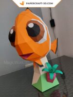 Papercraft de bébé Nemo en origami