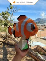 Papercraft de bébé Nemo en origami