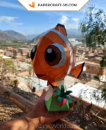 Papercraft de bébé Nemo en origami