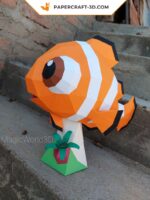 Papercraft de bébé Nemo en origami