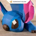 Papercraft Stitch acrobático 3D