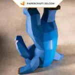 Papercraft Stitch acrobático 3D