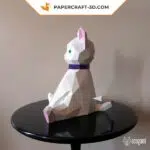 Papercraft 3d chaton, weergave 3