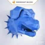 Papercraft de rottweiler en origami 3D