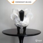 Papercraft de oveja en origami 3D