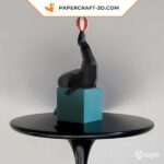 Papercraft von Seelöwe in 3D-Origami