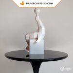 Papercraft von Seelöwe in 3D-Origami