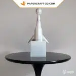 Papercraft 3d otarie, weergave 2
