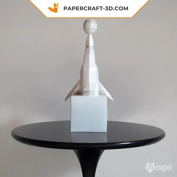 Papercraft 3d otarie, weergave 2