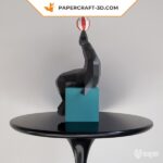 Papercraft von Seelöwe in 3D-Origami