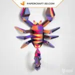 Papercraft 3d scorpion