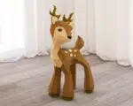 Papercraft de faon en origami, weergave 6