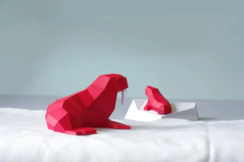 Papercraft de carpe koï en origami