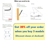 Papercraft de tiburón gris mural en origami 3D