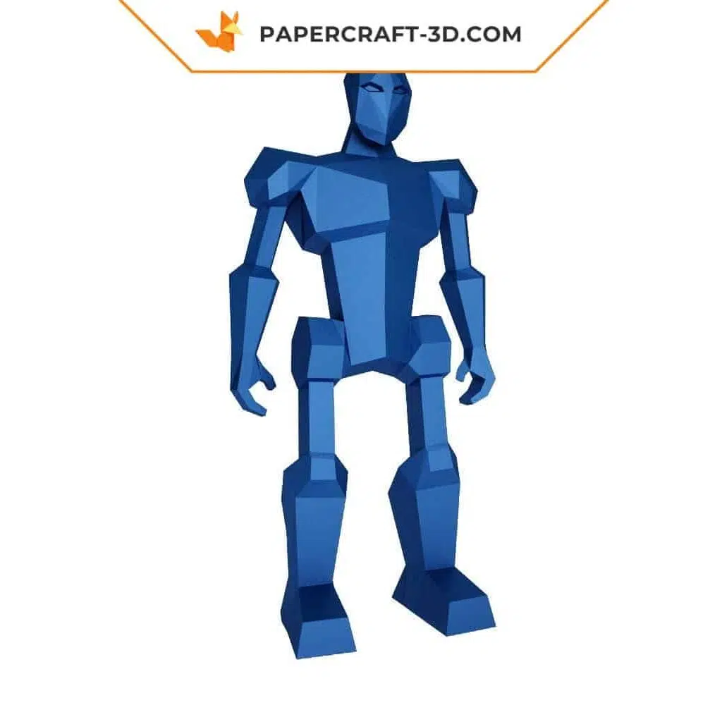 Papercraft-Roboter aus 3D-Origami