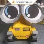 Wall.e papercraft 3D adorable, weergave 6