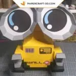 Wall.e papercraft 3D adorable, weergave 2
