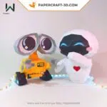 Wall.e papercraft 3D adorable, weergave 9