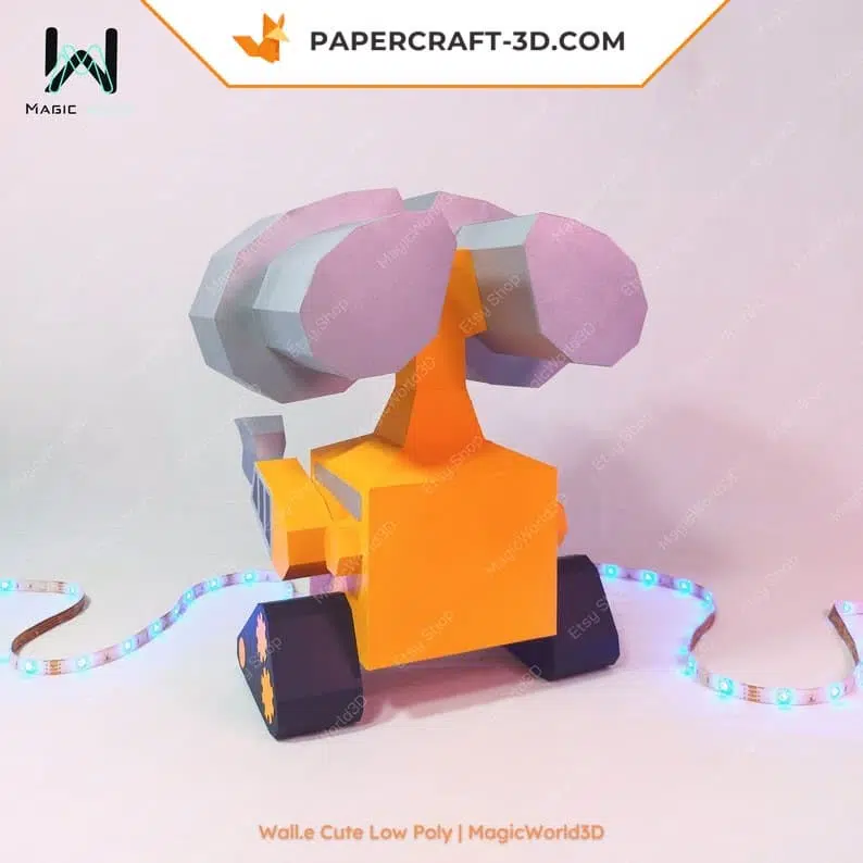 Wall.e papercraft 3D adorable, weergave 8