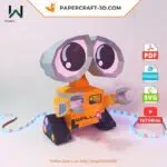 Wall.e papercraft 3D adorable, weergave 7