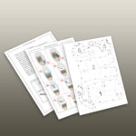 Papercraft von Königlicher Affenkopf in 3D-Origami