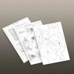 Papercraft luipaard gehurkt in 3D origami, weergave 7