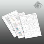 Papercraft of Border Collie in 3D origami