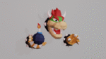 Papercraft Bowser mural en origami 3D