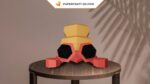 Papercraft hermit crab in 3D origami