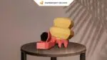 Papercraft bernard l’hermite en origami 3D, weergave 4