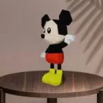 Papercraft de Mickey en origami