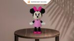 Papercraft da Minnie em origami 3D