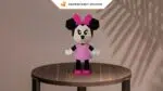 Papercraft de Minnie en origami 3D, weergave 9