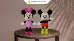 Papercraft de Minnie en origami 3D, weergave 6