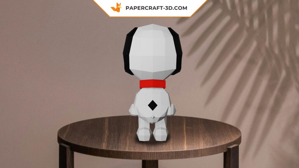 Snoopy 3D Origami Papercraft