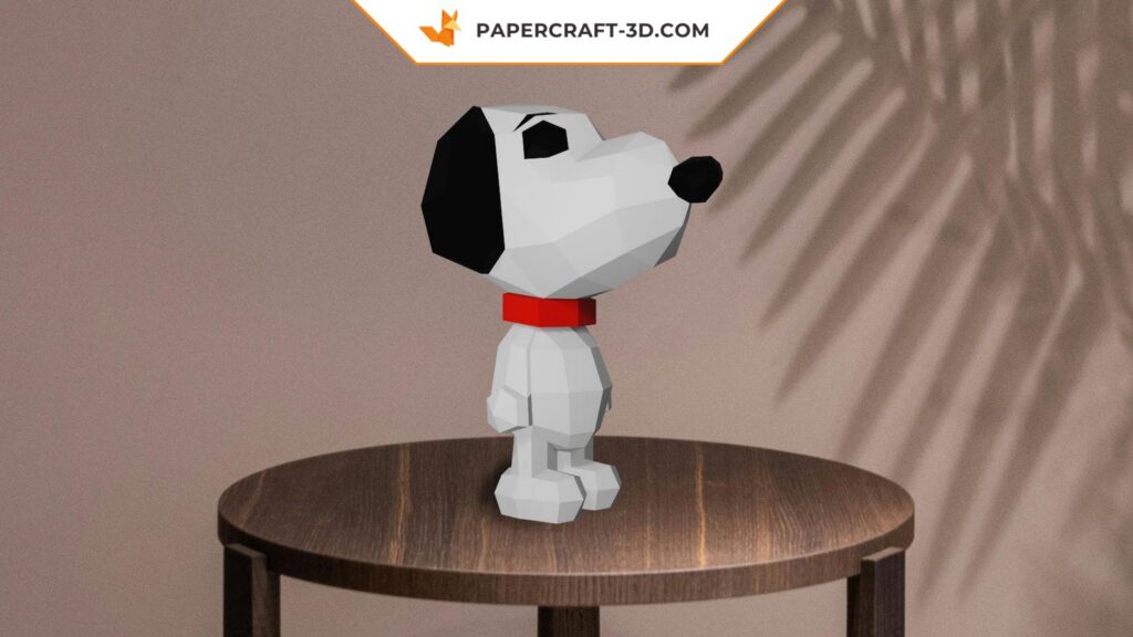 Snoopy 3D Origami Papercraft