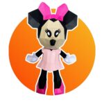 Papercraft of Minnie in 3D origami