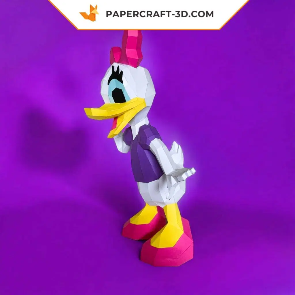 Papercraft de Daisy en origami 3D