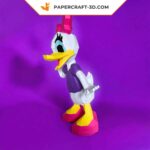 Papercraft de Daisy en origami 3D