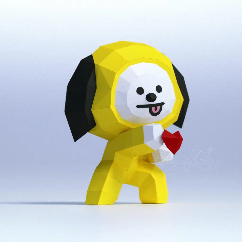 Chimmy Papercraft als Origami