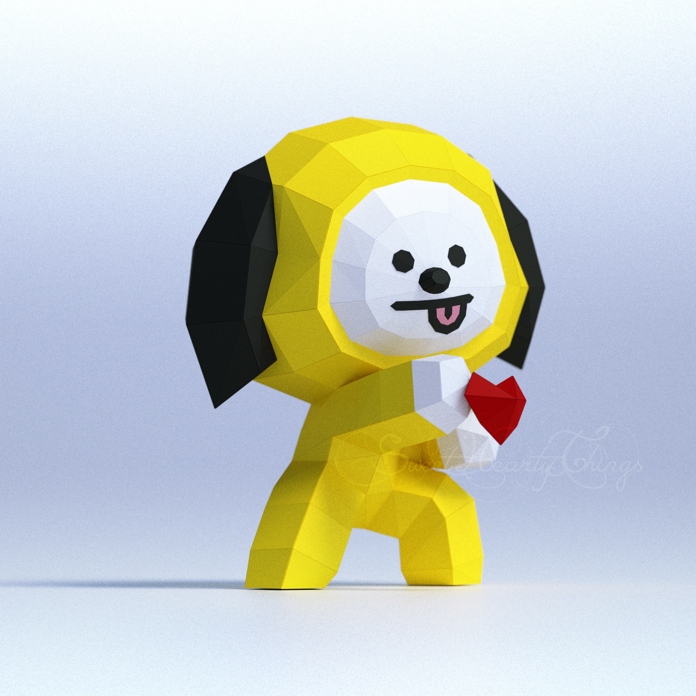 Papercraft of Chimmy in origami