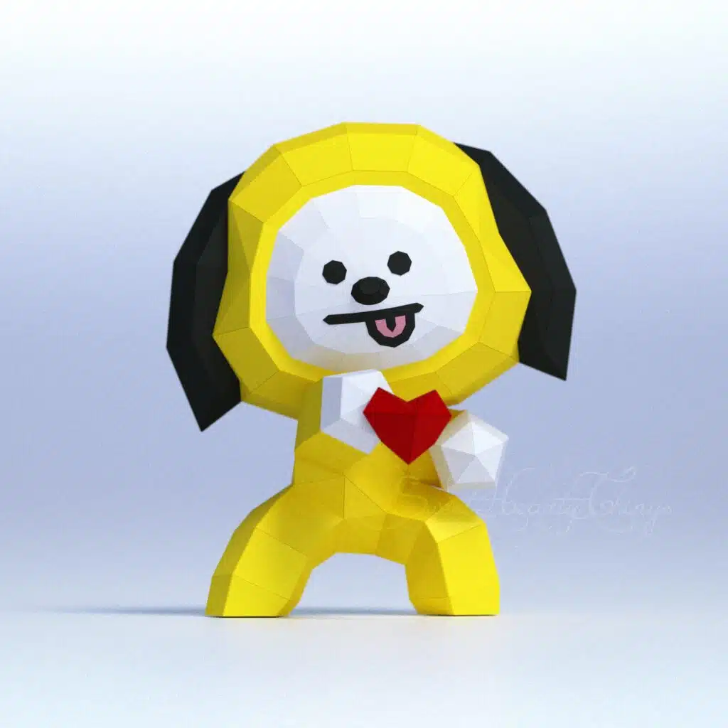 Chimmy origami papercraft