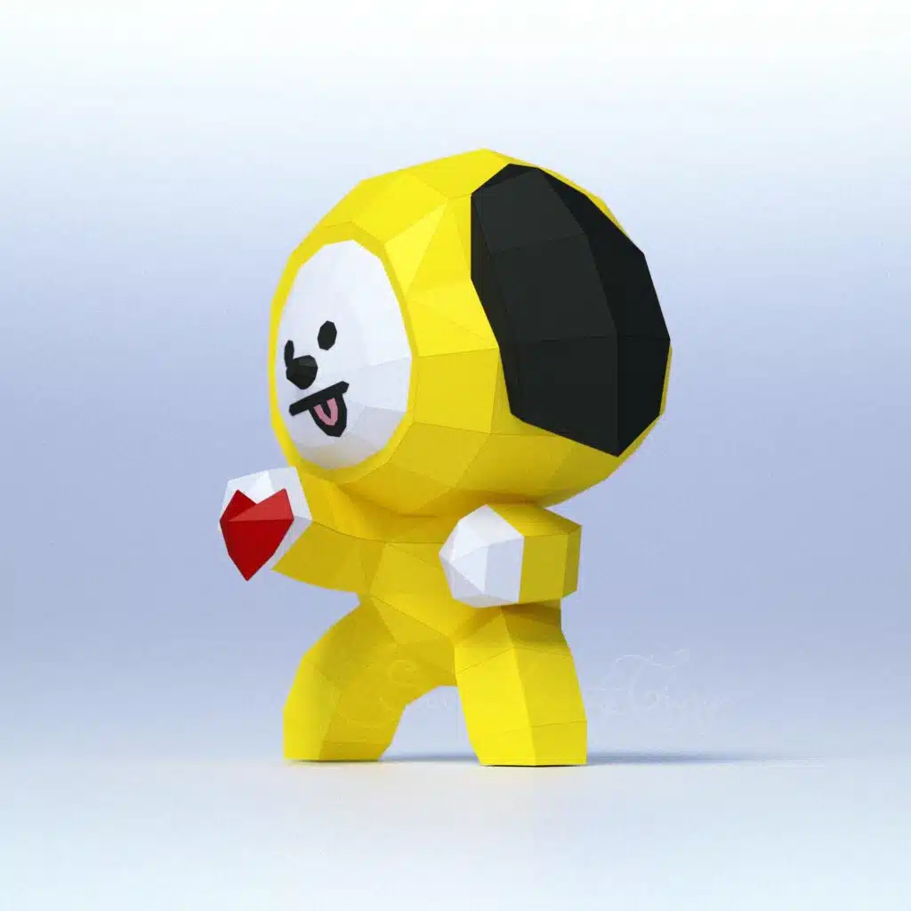 Chimmy origami papercraft