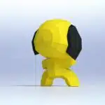 Chimmy origami papercraft