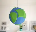 Papercraft del pianeta Terra in origami 3D