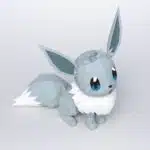 Shiny Eevee 3D origami papercraft