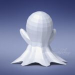 Papercraft de fantôme en origami 3D