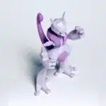 papercraft de méga Mewtwo X en origami 3D